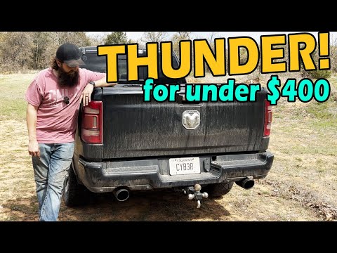 2019-2024 Ram 1500 Flowmaster American Thunder Axle Back Exhaust Install and Review | Truck Central