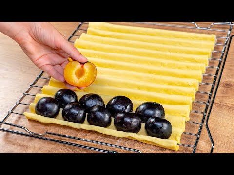 Wüste in 5 Minuten! Nur Blätterteig und Pflaumen