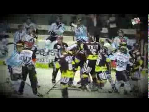 Schlägerei im Playoff-Viertelfinale Krefeld Pinguine - ERC Ingolstadt