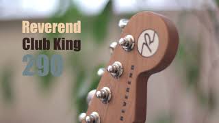 Video thumbnail for New Guitar Day – Reverend Club King 290 Semi-Hollow Electric Guitar Demo by TheGuacamoleXplosion