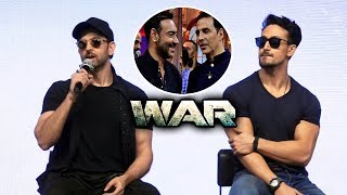 Ajay Devgn और Akshay Kumar के Comment पर बोले Hrithik Roshan | WAR Success Celebration video