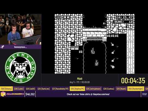 Minit [Any%] by Gamonymous__ - #ESASummer19