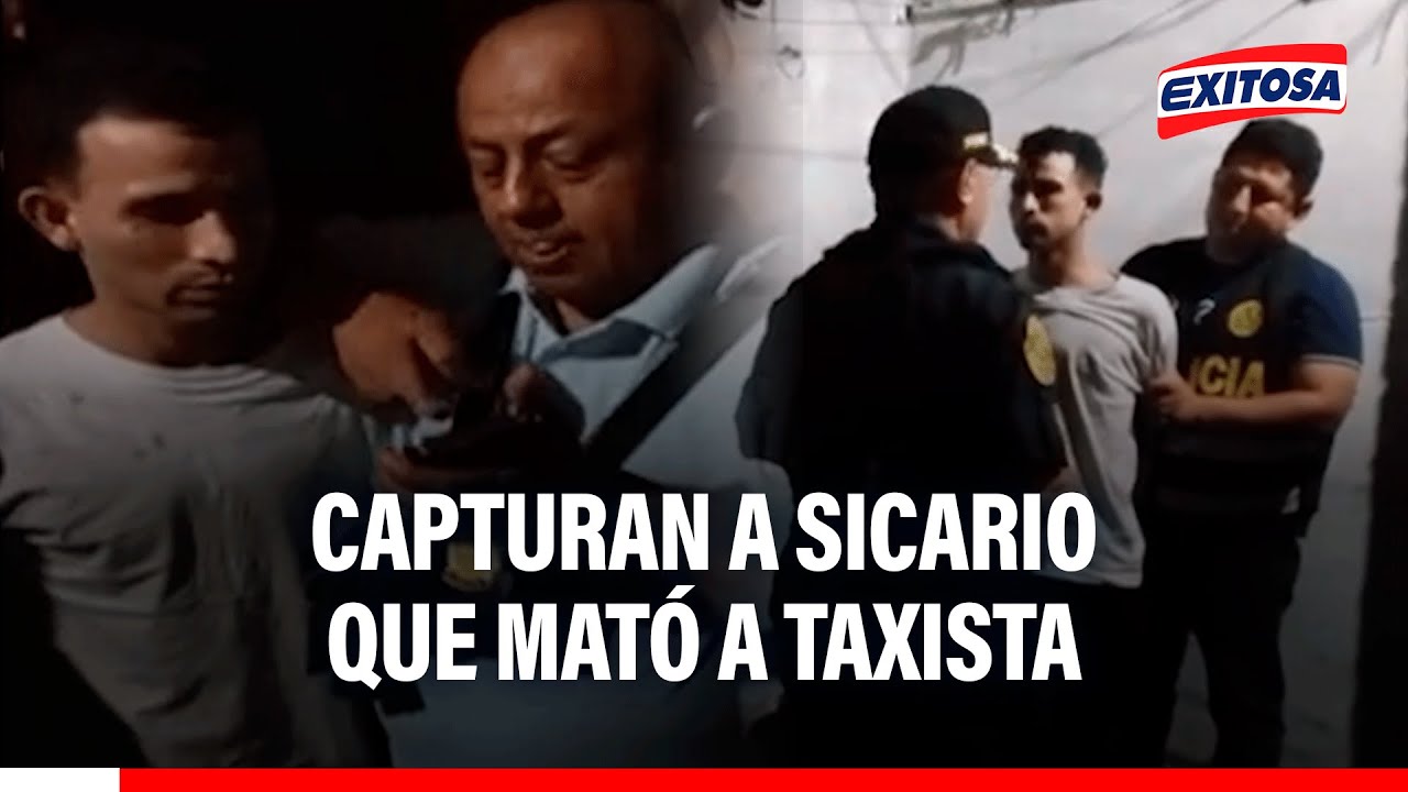 🔴🔵 El Agustino: PNP captura a sicario que mató a taxista en septiembre de 2025