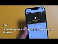 Something Went Wrong Tap To Retry Youtube Iphone
