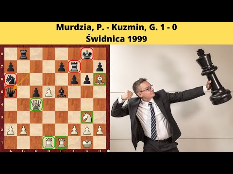 ♟ Precyzyjne wykończenie akcji, czyli P.Murdzia vs G.Kuzmin