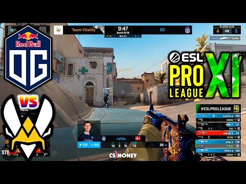 Mantuu ON FIRE🔥 OG vs Vitality BEST MOMENTS - Dust2 - ESL Pro League Season 11 | CSGO