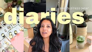 days in my life running a business 📦📈✨ // candle-making, packing orders, mental health chats