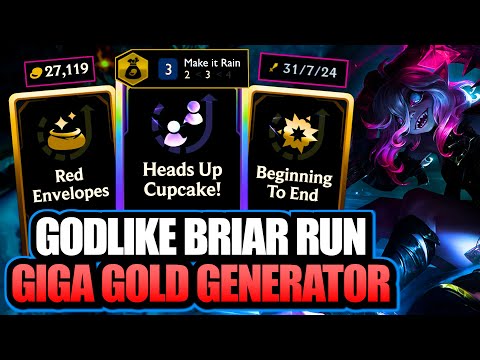 INSANE Infinite Gold Generator Briar | Broken NEW Set: Make It Rain | League Aram Mayhem