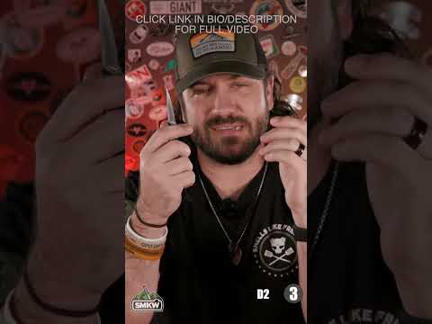 D2 steel SUCKS #shorts #knifestuffwedo #fixedblade #knifetest #harduse