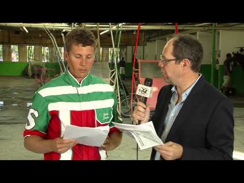 Peter Kleinhans interviews driver Jordan Stratton for 7/14 races