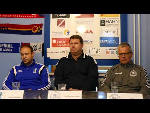 Pressekonferenz F.C. Hertha 03 - FC Strausberg