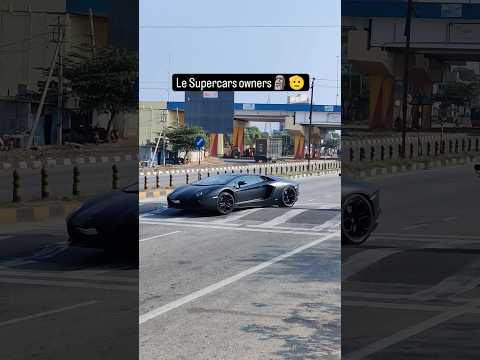 How Supercars owners deal with Indian speed breakers 🇮🇳😯.                     #bangalore #supercars
