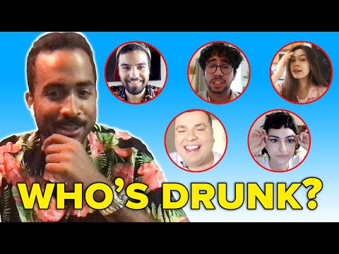 バーテンダーは、ラインナップから誰が酔っ払っているかを推測する｜アットホーム版 (Bartender Guesses Who’s Drunk Out Of A Lineup | At Home Edition)