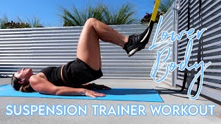 Lower Body Suspension Trainer Exercises: At-Home Workout