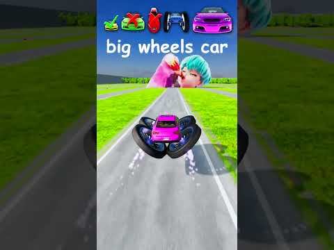 Big & Small Cars vs Baby Saja "GU-GU GA-GA"