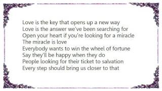 Cliff Richard - The Miracle Lyrics