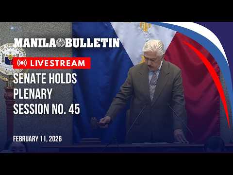 LIVE: Senate holds plenary session | Feb. 11