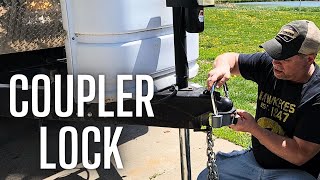 RETRUE Universal Coupler Lock | Heavy-Duty Trailer Hitch Lock