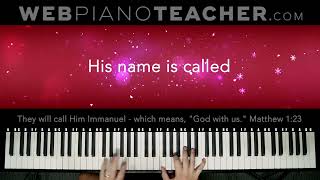 More Relaxing Piano Christmas Music   Emmanuel, God With Us  - Traditional  ..