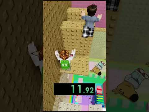 💀 roblox mini troll tower speedrun #shorts