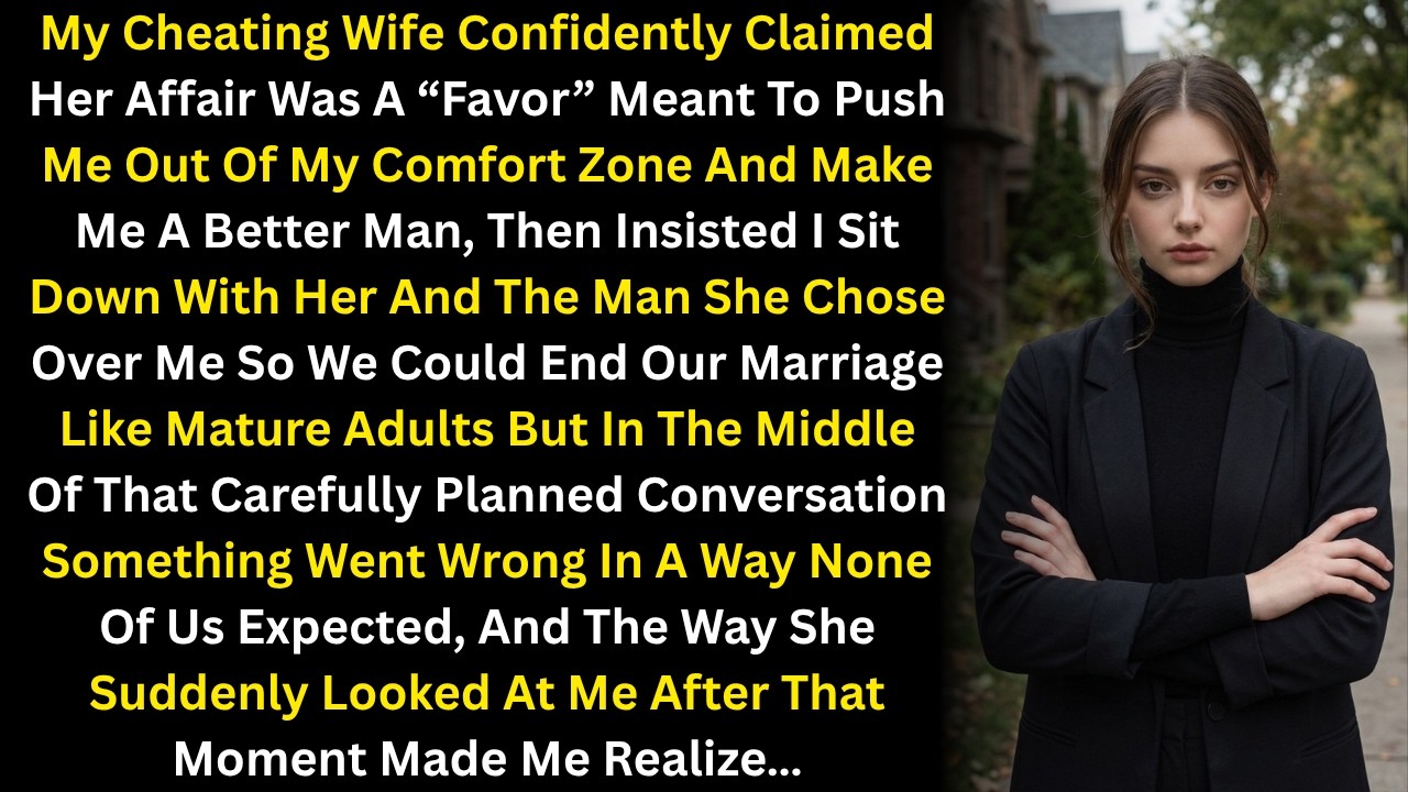 My Cheating Wife Confidently Claimed Her Affair Was A Favor Meant To Push Me Out Of My Comfort Zone