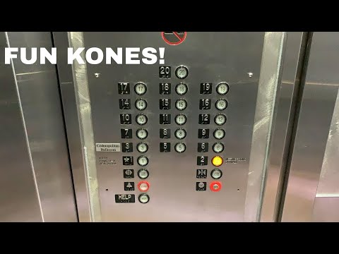 AWESOME & FUN Kone Traction Elevators | Hyatt Regency | Downtown Indianapolis, IN (2021 Retake)