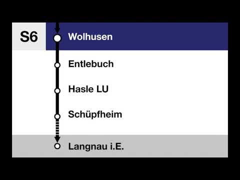 BLS Ansagen - S6 Luzern – Wolhusen – Langnau im Emmental