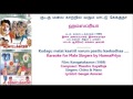 Kudagu Malai Kaatril Karaoke For Male Singers By HamsaPriya 3 6 17