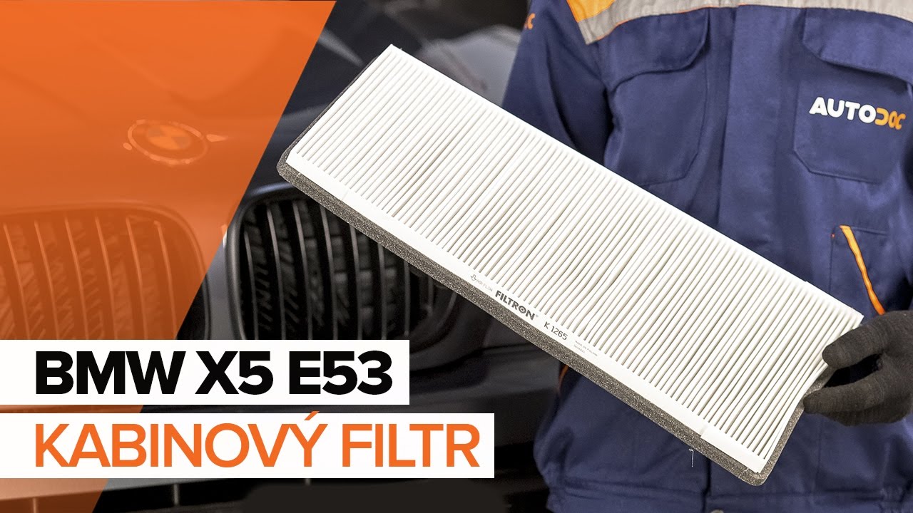 Jak vyměnit kabinovy filtr na BMW X5 E53 – návod k výměně