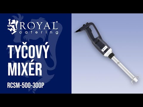 Video - Tyčový mixér - 500 W - 300 mm - plynule regulovateľná rýchlosť - 4 000 až 16 000 ot/min