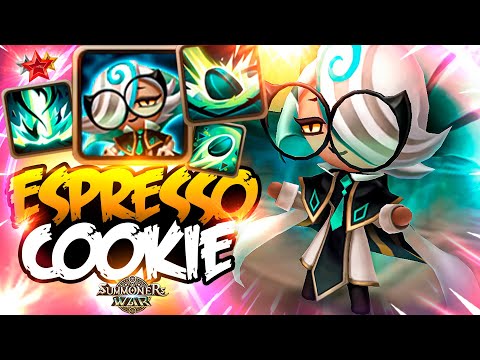 Conqueror Cleave Team with LIGHT ESPRESSO COOKIE - Summoners War