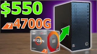 HP OEM Ryzen 7 4700g = 100FPS on an APU!  Budget Solution to Game NOW in Early 2021!