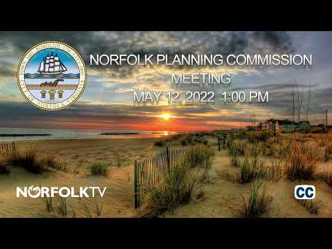 Norfolk Planning Commission mid-month meeting: May 12, 2022