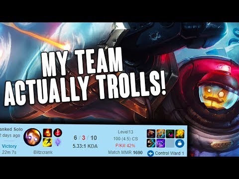 AP BLITZ MID MAKES MY TEAM TROLL! | We still win cause otherwise I wouldn't post it on YouTube