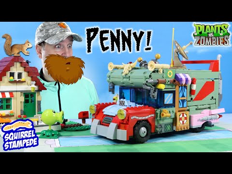 Plants vs Zombies Penny the Time Machine RV Build Transports Crazy Dave and Dan!