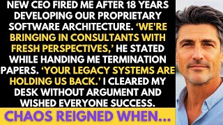 New CEO Fired Me After 18 Years Developing Their Proprietary Software; His Panicked Calls Started...