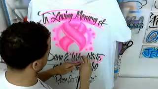 Breast Cancer Awareness Walk tee in Columbus