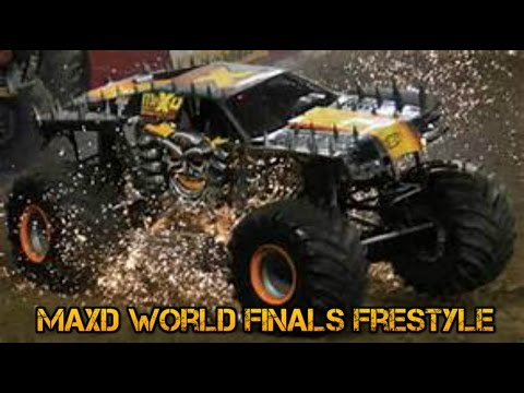 Monster Jam World Finals 18 freestyle Maxd (Neil Elliott)