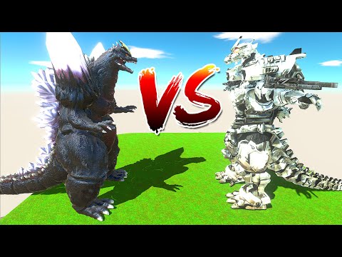 SPACE GODZILLA VS KIRYUGODZILLA - Animal Revolt Battle Simulator