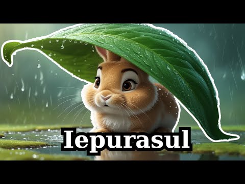 Iepurasul – Cantec pentru copii cu versuri | Poezie educativa si animatie pentru gradinita