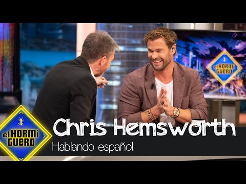 Chris Hemsworth y su español: "Cada vez que intento hablarlo, mis niños se ríen" - El Hormiguero