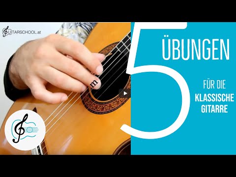 5 Fingerübungen für Anfänger – Klassische Gitarre Warm Up