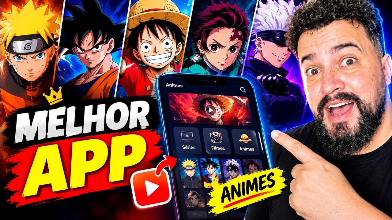 🔥 MELHOR APLICATIVO PARA ASSISTIR ANIMES EM 2026!