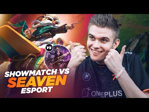 RHOBALAS : GAME 1 SHOWMATCH VS SEAVEN ESPORTS - CORKI VS LEBLANC | LOL FR