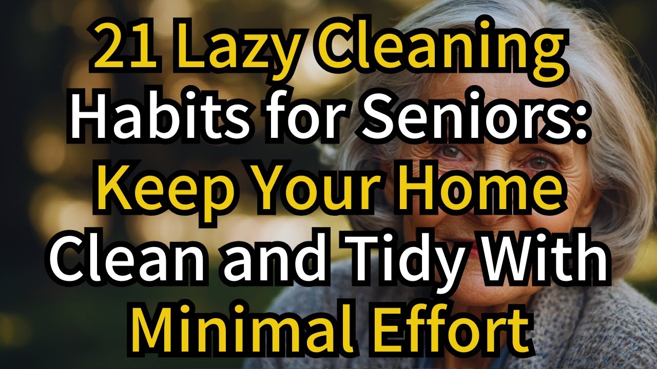 21 Lazy Cleaning Habits for Seniors: Keep Your Home Clean and Tidy with Minimal Effort