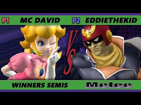 S@X 430 Winners Semis - MC David (Peach) Vs. EddieTheKid (Captain Falcon) Smash Melee - SSBM