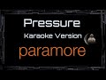 Paramore Pressure CC Karaoke Instrumental Lyrics