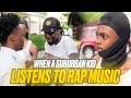 WHEN A SUBURBAN KID LISTENS TO RAP MUSIC