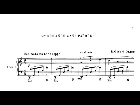 Benjamin Godard - 2me Romance sans Paroles Op.120