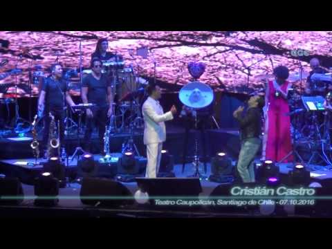 Cristián Castro y Andrés Tognarelli Volver a Amar Teatro Caupolicán, Stgode Chile 07102016